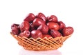 Red jujube--a traditional chinese food Royalty Free Stock Photo
